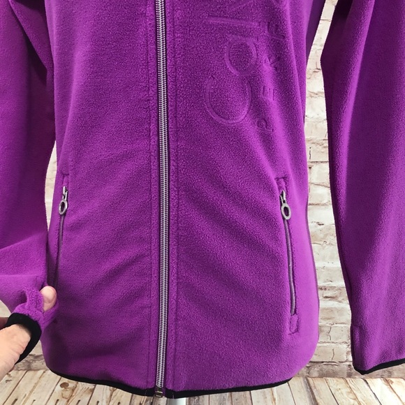 Calvin Klein Performance- Full Zip- Sweatshirt-Purple- Size Small - Picture 5 of 9